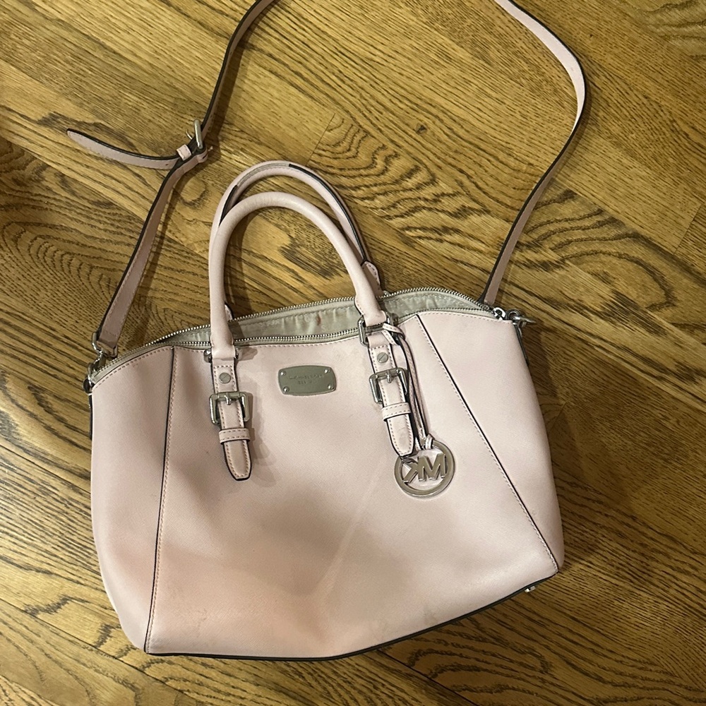 Michael Kors Pink Leather Handbag